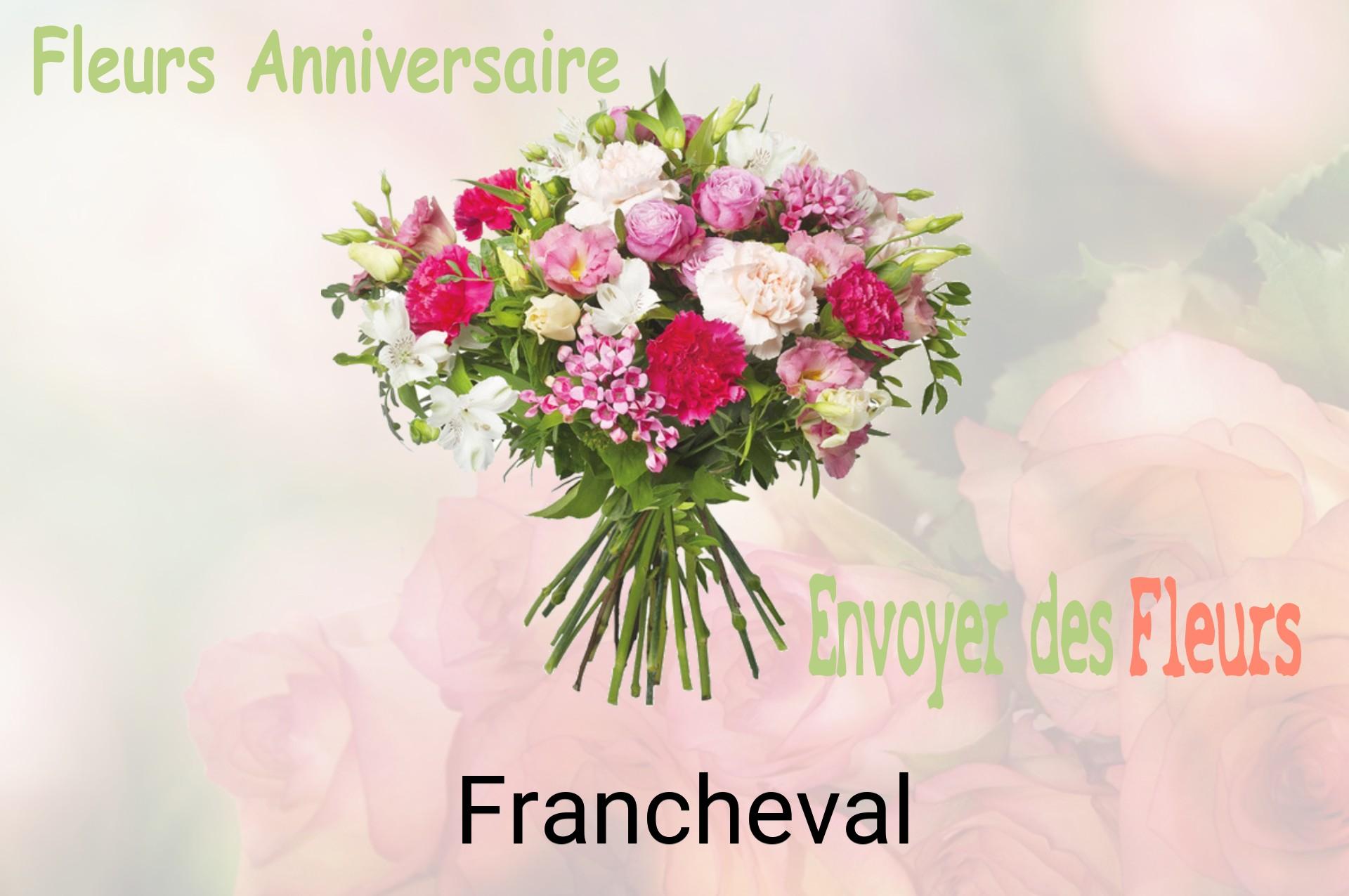 Bouquet de fleurs d’anniversaire livré à Francheval