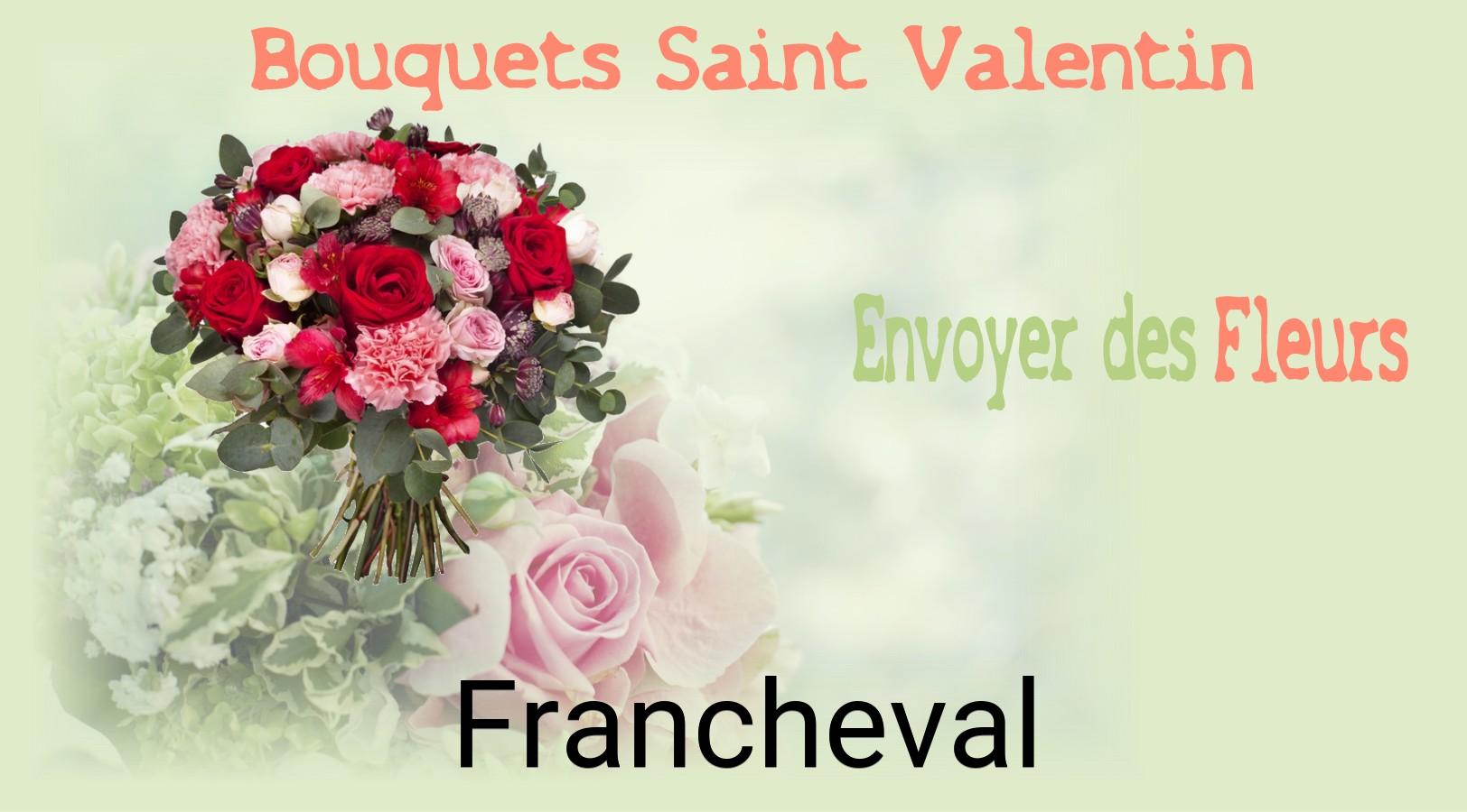 Roses de Saint-Valentin livrées à Francheval